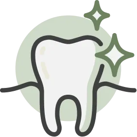 Sparkling Teeth whitening graphic